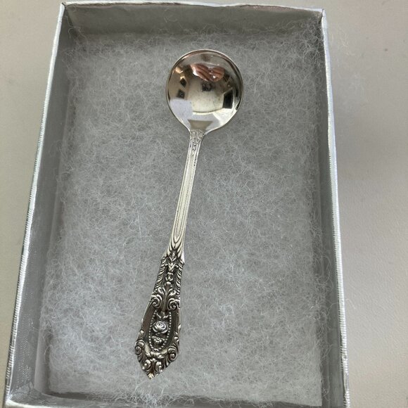 Vintage Wallace Sterling salt spon. - Picture 3 of 8